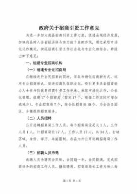 项目招商建议说明模板怎么写 项目招商建议说明模板-第2张图片-马瑞范文网