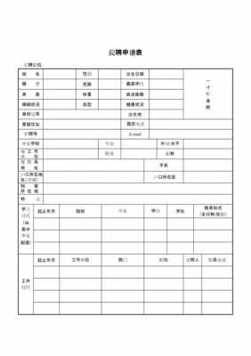 应聘员工申请表模板_应聘申请怎么写-第1张图片-马瑞范文网