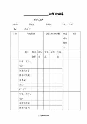 康复科理疗单模板怎么写-第2张图片-马瑞范文网