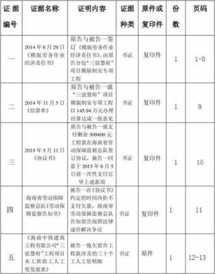 证据清单及证据说明 证据说明模板-第2张图片-马瑞范文网