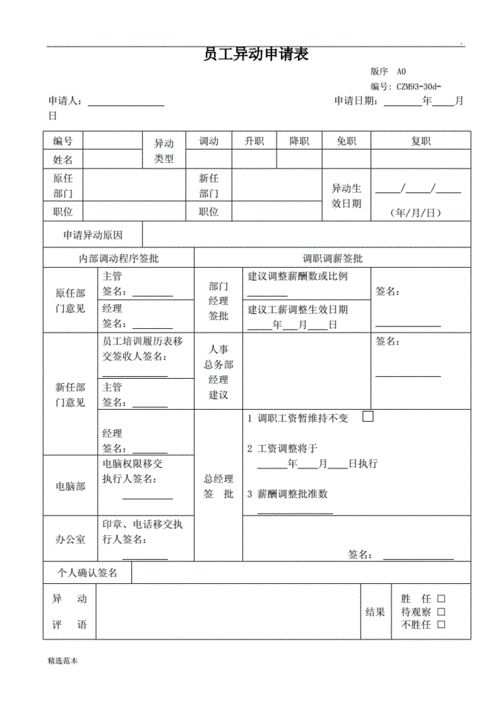 工作异动模板图片 工作异动模板-第1张图片-马瑞范文网