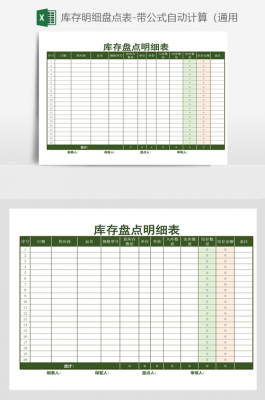 商贸公司库存盘点表模板 商贸公司库存表格模板-第3张图片-马瑞范文网