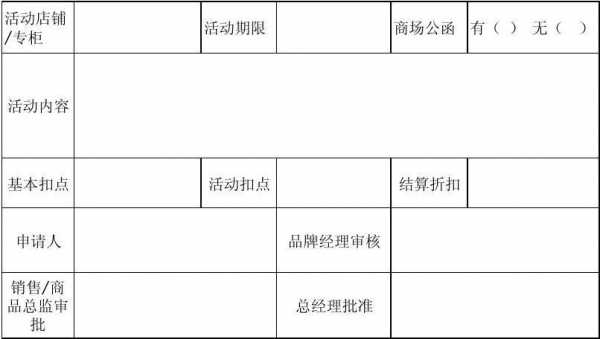 商场促销申请函模板,商场商户搞活动的申请 -第3张图片-马瑞范文网