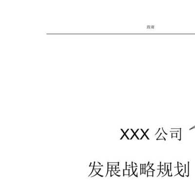  企业战略规划前言模板「企业战略规划书怎么写」-第2张图片-马瑞范文网