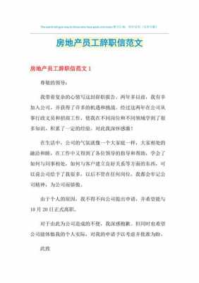 房产经纪人辞职书模板,房产经纪人辞职后可以做什么工作 -第3张图片-马瑞范文网