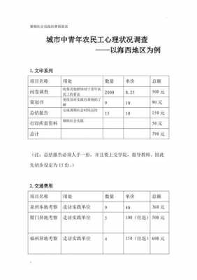 社会实践预算表格模板_大学生社会实践经费预算怎么写-第2张图片-马瑞范文网