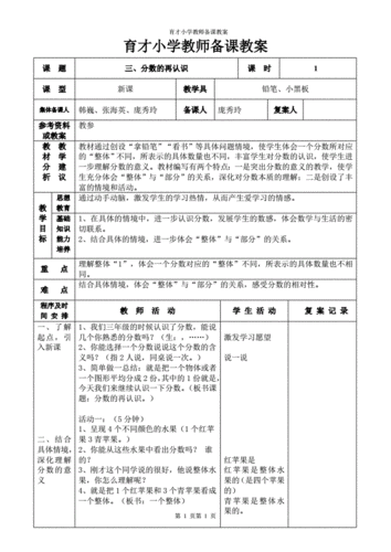 小学教师备课教案怎么写 小学生教师备课模板-第2张图片-马瑞范文网