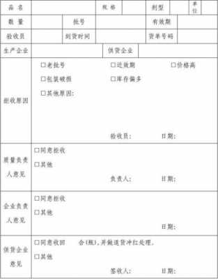 收货中拒收的药品应及时填写-药品拒收单模板-第2张图片-马瑞范文网