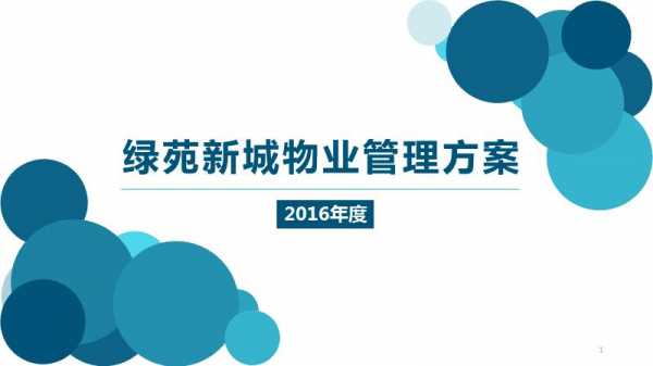 楼盘物业合作方案ppt模板（物业公司合作方案）-第3张图片-马瑞范文网