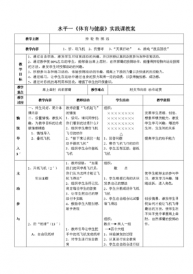  小学体育教案模板「小学体育教案模板范文表格」-第1张图片-马瑞范文网