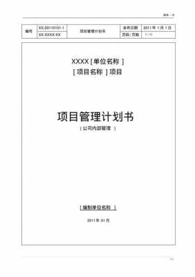 xx项目工作规划模板,项目工作计划和目标怎么写 -第3张图片-马瑞范文网