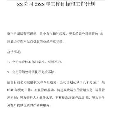 xx项目工作规划模板,项目工作计划和目标怎么写 -第2张图片-马瑞范文网