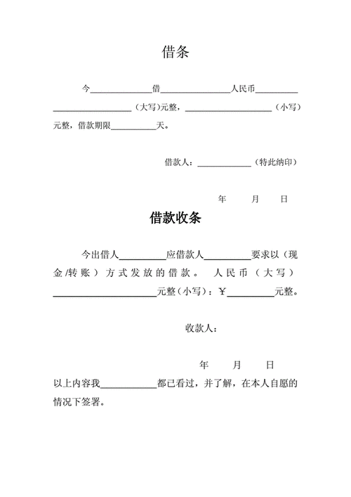 规范的借款收据应如何书写-简单借据收据模板-第3张图片-马瑞范文网