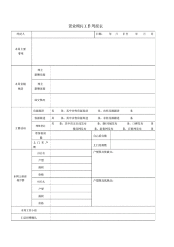 房地产置业表模板_房产置业报告-第1张图片-马瑞范文网