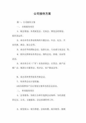 公司接待计划方案模板图片 公司接待计划方案模板-第1张图片-马瑞范文网