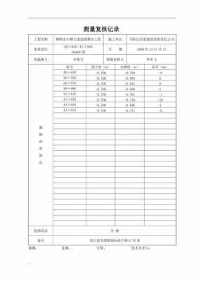 测量复测模板-第1张图片-马瑞范文网