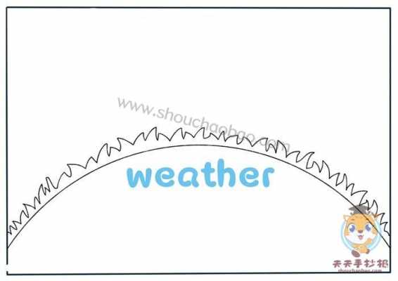 英语天气手抄报模板a4纸图片-英语天气手抄报模板-第3张图片-马瑞范文网