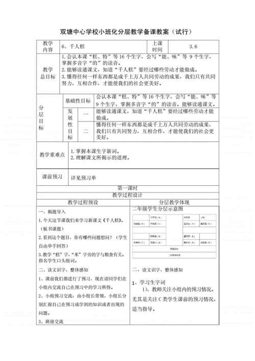 国语教学教案模板（国语教学教案模板免费下载）-第2张图片-马瑞范文网