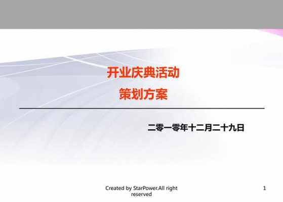 培训开业活动策划方案ppt模板-第2张图片-马瑞范文网