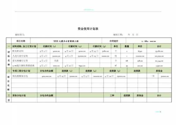 项目经费使用计划模板-第3张图片-马瑞范文网