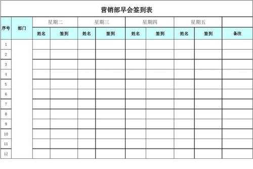 汽车销售晨会表格模板-第3张图片-马瑞范文网