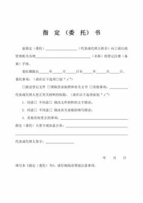 工商变更委托办理模板（工商变更委托书申请人）-第3张图片-马瑞范文网