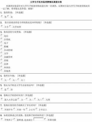 问卷分析模板手机_手机问卷调查模板-第2张图片-马瑞范文网