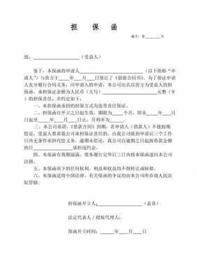 公司为个人担保书模板（公司为个人担保函范本）-第1张图片-马瑞范文网