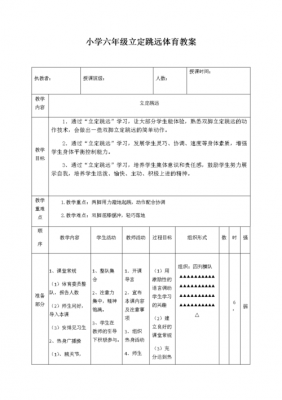 五六年级体育教案模板,2020年小学五六年级体育教案 -第1张图片-马瑞范文网