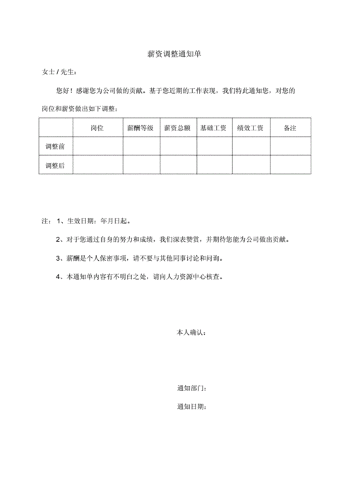  企业薪酬通知模板「薪酬通知单有没有法律效力」-第3张图片-马瑞范文网