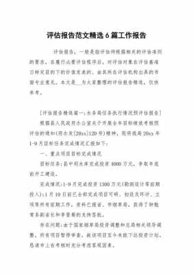 单位价值评估报告模板怎么写-第3张图片-马瑞范文网