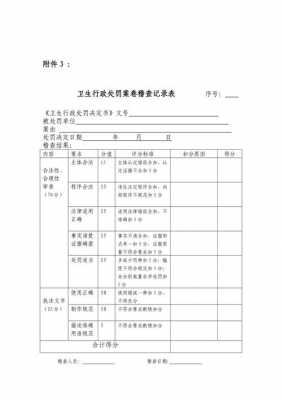 卫生处罚简易案卷模板-第1张图片-马瑞范文网