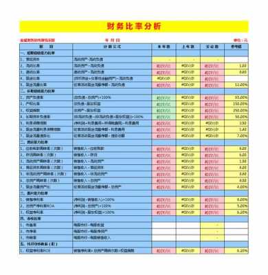 财务比率分析模板范文-第1张图片-马瑞范文网