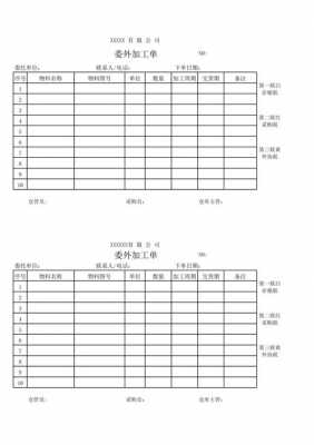 委外加工单模板,委外加工单是属于采购吗 -第1张图片-马瑞范文网