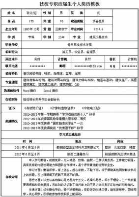 技术工人简历模板,技术工人简历表 -第3张图片-马瑞范文网