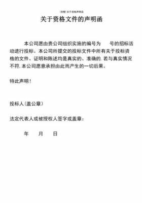 资格要求声明函模板怎么写 资格要求声明函模板-第2张图片-马瑞范文网