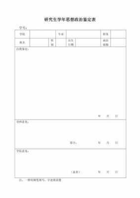 思想政治鉴定表模板下载 思想政治鉴定表模板-第1张图片-马瑞范文网