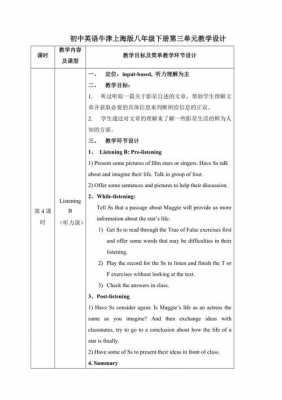 初中英文教学-初中英语教学万能模板-第2张图片-马瑞范文网