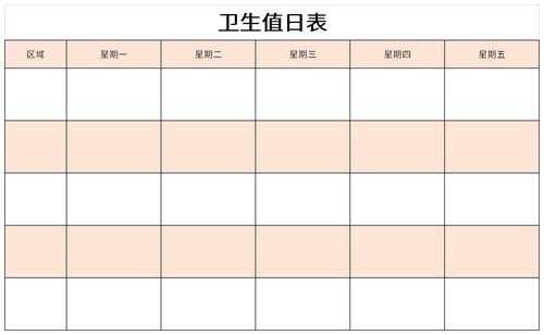 超市卫生值日表模板_超市员工值日表-第3张图片-马瑞范文网