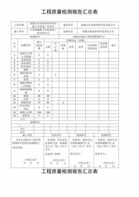 工程汇总报告模板-第2张图片-马瑞范文网