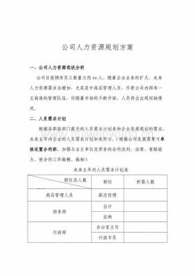 学校人力资源规划模板,学校的人力资源工作 -第3张图片-马瑞范文网