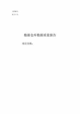 质量数据汇报材料模板_数据质量报告模板-第1张图片-马瑞范文网