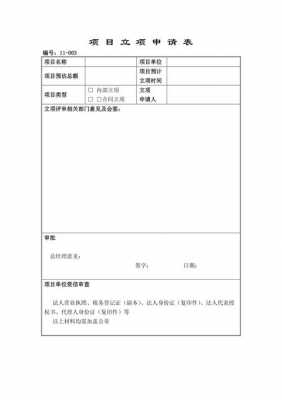 项目立项申请表模板_项目立项申请表模板怎么写-第3张图片-马瑞范文网