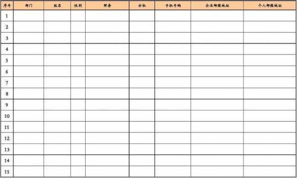 岗位通讯录-第3张图片-马瑞范文网