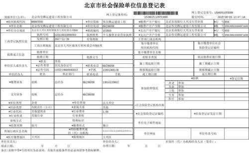 北京单位社会保险模板,北京市单位社保怎么申报的 -第2张图片-马瑞范文网