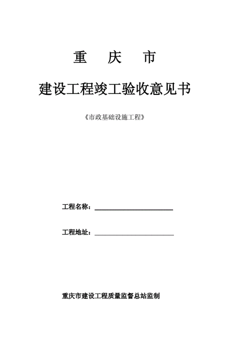 市政验收意见书模板范文-市政验收意见书模板-第2张图片-马瑞范文网