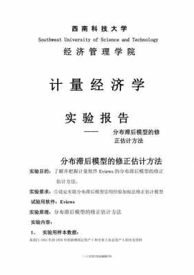 计量经济学实验报告模板河北经贸大学 计量经济学实验报告模板-第2张图片-马瑞范文网