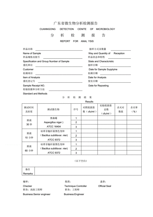 场地微生物检测模板-第1张图片-马瑞范文网