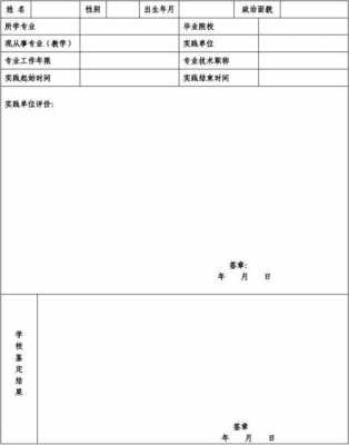  鉴定表模板「教师企业实践鉴定表模板」-第3张图片-马瑞范文网