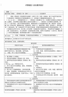 音乐教学方案设计模板-音乐教学学案设计模板-第3张图片-马瑞范文网